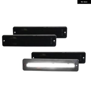 ジープ フロント アンバー リア レッド LED サイド マーカー ライト チェロキー SJ ワゴニア グランド ワゴニア J10 J20 ピックアップ CJ5 CJ6 CJ7 スクラン - 4pcs　white　white