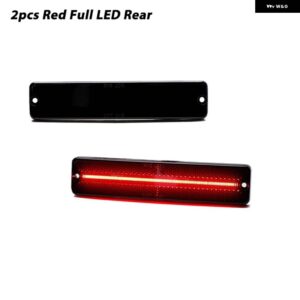 ジープ フロント アンバー リア レッド LED サイド マーカー ライト チェロキー SJ ワゴニア グランド ワゴニア J10 J20 ピックアップ CJ5 CJ6 CJ7 スクラン - 2pcs　red