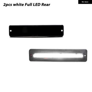 ジープ フロント アンバー リア レッド LED サイド マーカー ライト チェロキー SJ ワゴニア グランド ワゴニア J10 J20 ピックアップ CJ5 CJ6 CJ7 スクラン - 2pcs　white