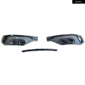 アウディ Q5 2021 2022 スポーツバックリアバンパー リップディフューザースポイラー排気ヒントマフラーパイプ Q5 ハッチバック 外装 部品 - black