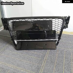 アウディ A5 B8 S5 S ラインカー レーシンググリル フロントバンパー エンジン グリッド 2007 2008 2010 2011 クワトロ RS5 ではありません - black frame