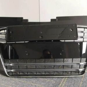 アウディ ABS レーシンググリル フロントバンパー スポーツハニカムフード ガード TT TTS 8J 2008-2014 非 TTRS - tts black