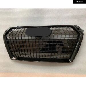 アウディ A4 B9 ダイヤモンドフロント レーシンググリル エンジン グリル A4 S4 SLINE 2016-2020 - silver frame