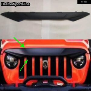 ジープ JL グリル グラディエーター ベイダー フロント グリル ガード グリッド 2018-2021 ラングラー JL ブラックとライト - grill　trim