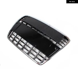 アウディ S6 グレーフロントスポーツフード レーシンググリル A6 C6 S6 SLINE 2005-2011 アクセサリー RS6 ではありません - Chrome Emblem
