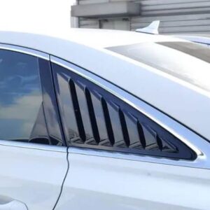 アウディ A6 自動車 サイドウィンドウエアベント吸気装飾 トリム A6 S6 SLINE 4 ドアセダン 2012 2021 - 12-15 C7 Black ABS