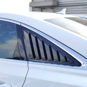 アウディ A6 自動車 サイドウィンドウエアベント吸気装飾 トリム A6 S6 SLINE 4 ドアセダン 2012 2021 - 16-18 C7.5 Black