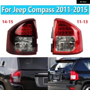 ジープ コンパス 2011-15 リア テールライト リアバンパー ライトテールストップブレーキランプウィンカーハザード部品 - 2011-2013, left