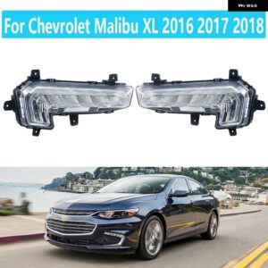 シボレー FOGLIGHT アセンブリ マリブ XL 2016 2017 2018 フロントバンパー フォグライト フォグランプ DRL ランニン - Left