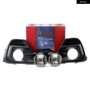 シボレー 1セット フロント フォグランプ FOGLIGHT アセンブリ スパーク 2015-18 ワイヤースイッチアップグレードキット - Black Set