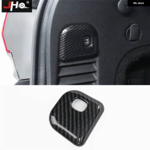 ジープ ABS カーボンカバー トリム 2014-2018 グランドチェロキー 2015 2016 17 ドアハンドル ステアリング ホイール - for　tailgate　switch
