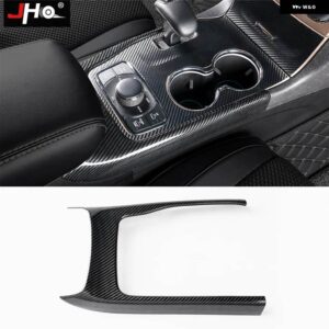 ジープ ABS カーボンカバー トリム 2014-2018 グランドチェロキー 2015 2016 17 ドアハンドル ステアリング ホイール - for　gear　panel