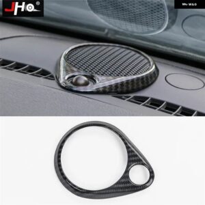ジープ ABS カーボンカバー トリム 2014-2018 グランドチェロキー 2015 2016 17 ドアハンドル ステアリング ホイール - for　speaker　ring