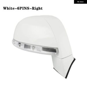 シボレー キャプティバ 2008-17 バックミラー サイドミラー アセンブリ ASSY 96818101 96818102 - 6PINS-White Right