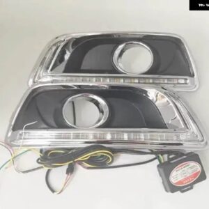 シボレー 1セット LED DRL デイタイム ランニングライト 黄色ターンランプリレーデイライト マリブ 2011 2012 2013 201