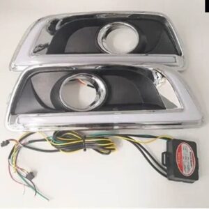 シボレー 1セット LED DRL デイタイム ランニングライト 黄色ターンランプリレーデイライト マリブ 2011 2012 2013 201