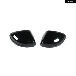アウディ 交換用カーボンカーサイドバックミラー カバー TT 8J MK2 TTS R8 2008 - 2014 GT 2011 カーボン / ABS 光沢なし - Glossy Black
