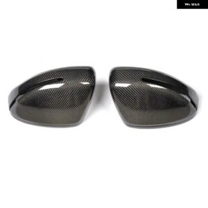 アウディ 交換用カーボンカーサイドバックミラー カバー TT 8J MK2 TTS R8 2008 - 2014 GT 2011 カーボン / ABS 光沢なし - Carbon Fiber