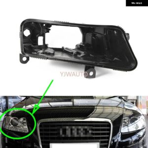 アウディ A6 C6 2006 2007 2008 ヘッドランプ ハウス ヘッドライト ベースフロント自動 ヘッドライト バックハウス - Halogen 1 Pcs Left