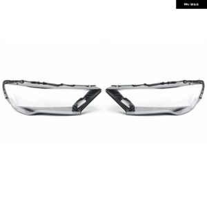 アウディ Q7 2020 2021 2022 ヘッドライト ヘッドランプ レンズ ガラス交換自動ランプ シェード シェルカバー - 2 Pcs Left and Right