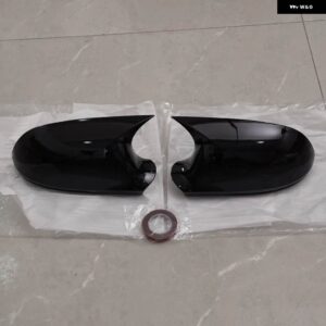 アウディ 1ペア A3 A4 B8 A5 A6L A8L RS6 S8 Q3 サイドバックミラー カバー ハウジング 信号光カバー カー アクセサリー - Gloss Black