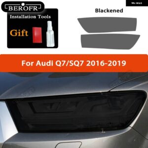 アウディ スモークブラック TPU ステッカー ヘッドライト フィルム A3 8V S3 S4 B8 B9 A5 A6 S6 C8 A7 A8 RS4 TT TTS Q3 Q5 Q7 Q8 RSQ8 - Color Name