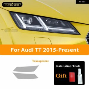 アウディ ヘッドライト フィルムフロントライトクリア A3 8V A4 B8 B9 A5 A6 C8 A7 A8 TT ETRON R8 TPU ステッカー アクセサリー - TT 2015-On
