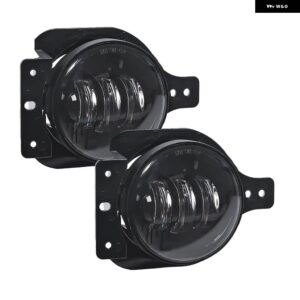 ジープ 4インチ LED フォグランプ ハローアングルアイ DRL 駆動オフロードランプ ラングラー JK TJ LJ ハマー H1 H2 ダッジ クライスラー フロント - 30W　JL　001