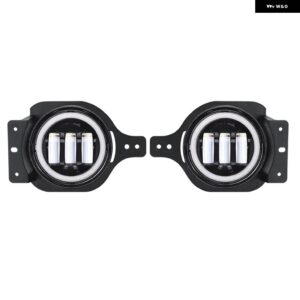 ジープ 4インチ LED フォグランプ ハローアングルアイ DRL 駆動オフロードランプ ラングラー JK TJ LJ ハマー H1 H2 ダッジ クライスラー フロント - 30W　JL　003