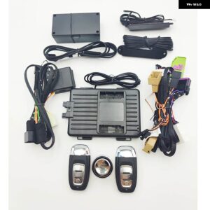 アウディ A4/Q5 2008-2016 プッシュ ボタンなし プッシュ スタートリモートスタート システム キーレスエントリー システム プラグアンドプレイカーパーツ - without bluetooth