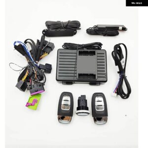アウディ A6 2006-2011 プッシュ ボタンなし プッシュ スターターリモートスタート システム キーレスエントリー システム と携帯電話アプリ 制御 - without GSM