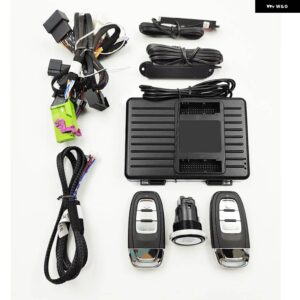 アウディ A6 2006-2011 車警報 システム キーレスエントリーキーレスゴー エンジン スタートストップ プッシュ ボタン付きプラグアンドプレイタイプ - without GSM Module