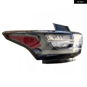 シボレー ブラック/クリア LED テールライト トラバース 2018 2019 2020 リアライト DRL ブレーキリバースランプ 84618 - Left