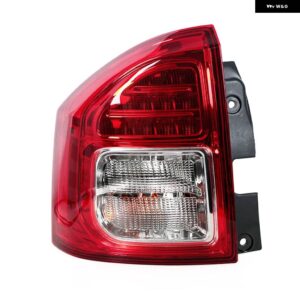 ジープ リア LED テールライト コンパス 2011 2012 2013 リア バンパー ライトテール ストップブレーキ ランプウィンカーハザード車部品 - left