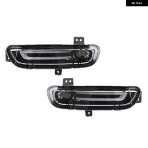ジープ グランド チェロキー 2017 2018 2019-2021 車 LED デイタイム ランニングライト FOGLIGHT フォグランプ DRL ヘッドライト 68273052AC 68273053AC - 1pair
