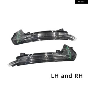 アウディ カー ウイング バックミラー LED ウィンカーライト サイドリピーターランプ A6 C7 RS6 S6 2011-2017 - LH and RH