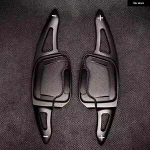 アウディ A4L A5 A6L A7 A3 2020-2024 ステアリングホイール 合金 シフト パドルエクステンション - black
