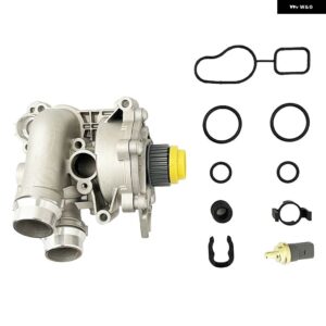 アウディ アルミサーモスタット エンジン ウォーター ポンプ リペア A3 A4 Q5 TT VW CC ティグアン ジェッタ ゴルフ GTI 06H121026 06H121026CD - aluminium