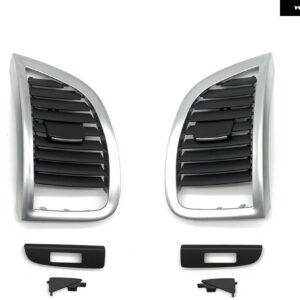 アウディ Q7 2006-2015 ダッシュボード A/C エアベント グリル カバー パネル インテリア ダッシュボード 側 アウトレット ダクトコンディショニング グリル - 2x Left-Right