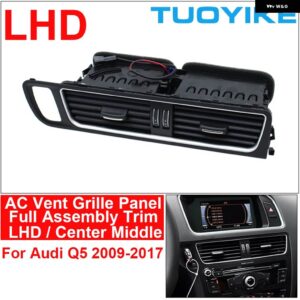 アウディ RHD 右ハンドル フロント ダッシュボード 左右 空調 ヒーター AC ベント アウトレット グリル パネル Q5 2009-2017 - LHD Center