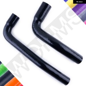 ジープ 1987-2006 ラングラー YJ TJ 2.4L 4.2L シリコン 冷却液 ラジエーター ホースキット 1988-97 - black
