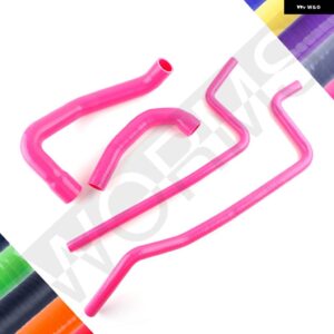 ジープ ラングラー TJ 4.0L LHD 1997-2006 シリコン ラジエーター ホース チューブ キット 35916 - Pink