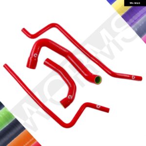 ジープ ラングラー TJ 4.0L LHD 1997-2006 シリコン ラジエーター ホース チューブ キット 35916 - Red