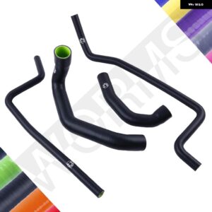 ジープ ラングラー TJ 4.0L LHD 1997-2006 シリコン ラジエーター ホース チューブ キット 35916 - Matt　Black