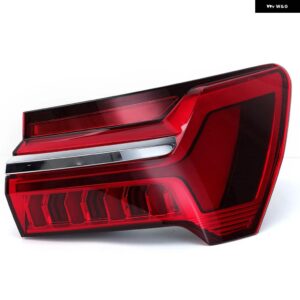 アウディ LED テールライト A6 C8 2019-2023 LED テールライト リアライト ブレーキ運転 フォグランプ 付き ウィンカーランプ - Outer Right