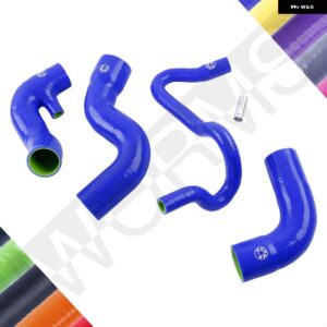 アウディ 1994-2005 A4 VW パサート B5 1.8T ターボシリコンインタークーラーブーストホース パイプ キット 94-05 1995-00 - Blue