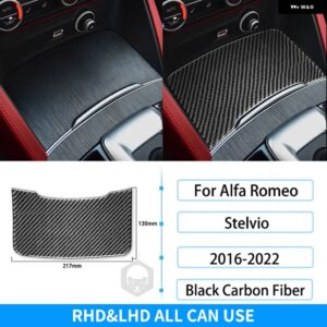 アルファロメオ ステルヴィオ 2016-2022 カーボン B ピラー ドアドアシルハンドル 収納 ボックス カバー トリム インテリア アクセサリー ステッカー - Storage Box