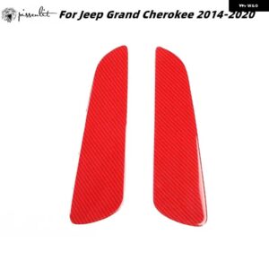 ジープ カーボン スタイル リア トランク トリム ABS パネル グランド チェロキー 2014-2020 2017 2016 2019 限定 WK2 2018 2015 アクセサリー - red