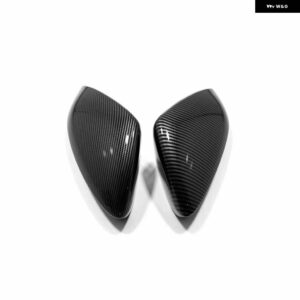 アウディ A3 8Y 2021 セダンスポーツバックバック ミラー キャップ雨アイブロウカバー バック ミラー カバー トリム - carbonfiber B
