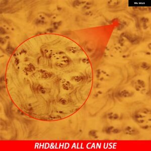 アウディ Q7 SQ7 4メートル 2016-2019 アクセサリーカーボンシート調整 コントロール パネル トリム カバー 車内 装飾 ステッカー - Wood Grain A